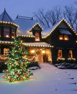 residential christmas decor